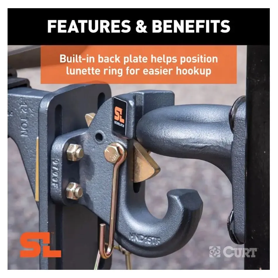 15 TON PINTLE HOOK FLAT MOUNT